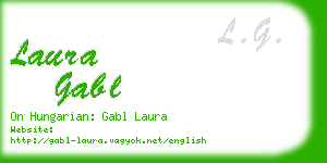 laura gabl business card